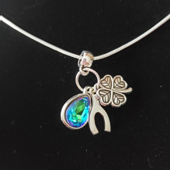 Lucky Charm 22"\ .925 Sterling Silver Necklace - Picture 5 of 5